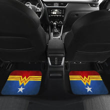 Load image into Gallery viewer, Art Wonder Woman Car Floor Mats Movie Fan Gift H040220 Universal Fit 225311 - CarInspirations