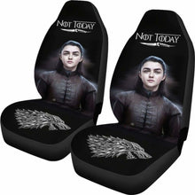 Load image into Gallery viewer, Arya Stark Not Today Car Seat Covers Universal Fit - CarInspirations