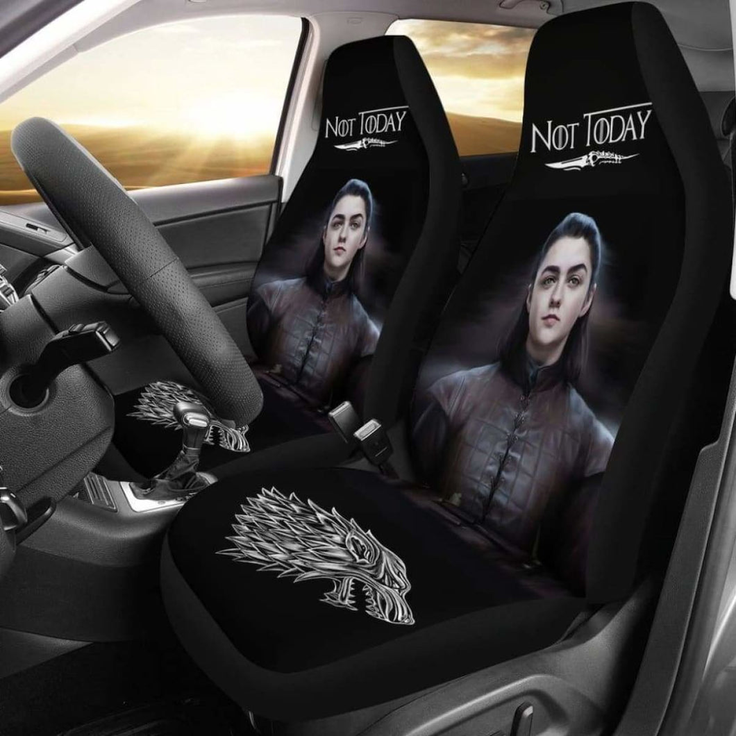 Arya Stark Not Today Car Seat Covers Universal Fit - CarInspirations