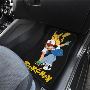 Ask Ketchum & Pikachu Car Floor Mats Pokemon Anime H200221 Universal Fit 225311 - CarInspirations