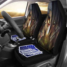 Load image into Gallery viewer, Attack On Titan Fight Seat Covers 101719 Universal Fit - CarInspirations