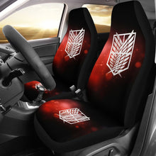 Load image into Gallery viewer, Attack On Titan Logo Seat Covers 1 Amazing Best Gift Ideas 2020 Universal Fit 090505 - CarInspirations