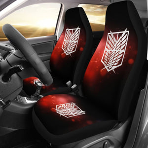 Attack On Titan Logo Seat Covers 1 Amazing Best Gift Ideas 2020 Universal Fit 090505 - CarInspirations