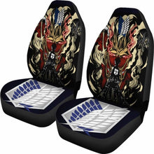 Load image into Gallery viewer, Attack On Titan Season 3 Car Seat Covers Universal Fit - CarInspirations