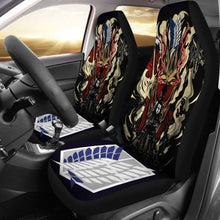 Load image into Gallery viewer, Attack On Titan Season 3 Car Seat Covers Universal Fit - CarInspirations