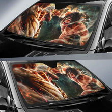 Load image into Gallery viewer, Attack On Titans Car Auto Sun Shades Universal Fit 051312 - CarInspirations