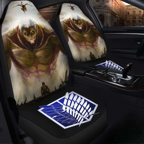 Attack On Titans Seat Cover 101719 Universal Fit - CarInspirations