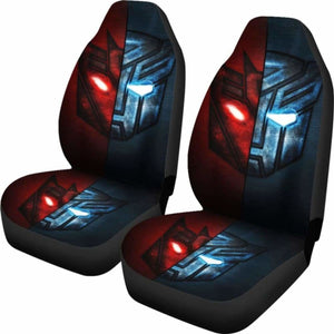 Autobots Vs Decepticons 1 Seat Cover 101719 Universal Fit - CarInspirations