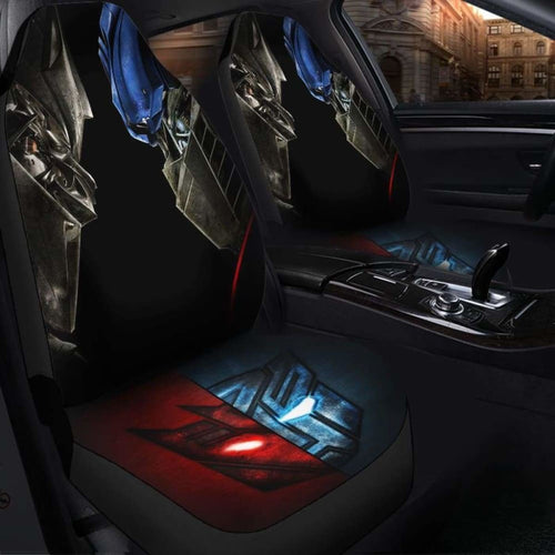 Autobots Vs Decepticons Seat Cover 101719 Universal Fit - CarInspirations