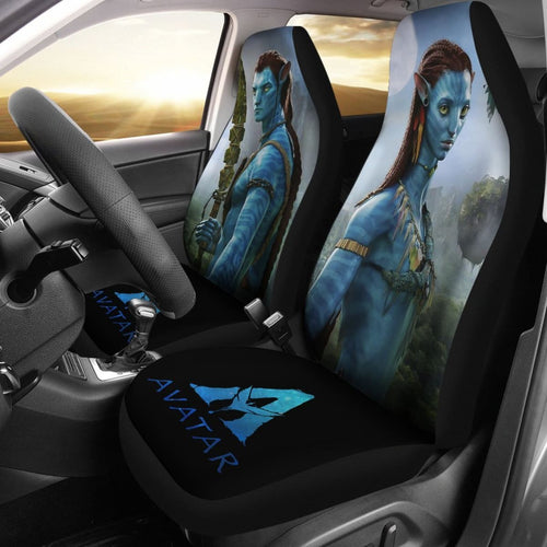 Avatar Movie Neytiri And Corporal Jake Sully Car Seat Covers H200303 Universal Fit 225311 - CarInspirations