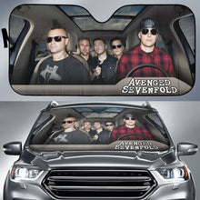 Load image into Gallery viewer, Avenged Sevenfold Car Sun Shade Rock Band Fan Gift Universal Fit 174503 - CarInspirations