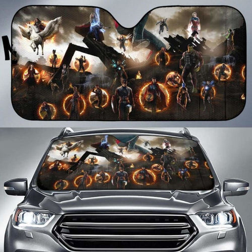 Avengers Assemble Auto Sun Shades 918b Universal Fit - CarInspirations
