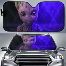 Load image into Gallery viewer, Baby groot auto sun shade 918b Universal Fit - CarInspirations