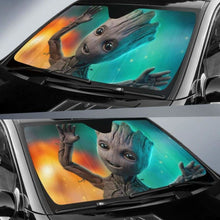 Load image into Gallery viewer, Baby Groot Auto Sun Shades 918b Universal Fit - CarInspirations