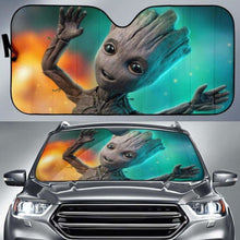 Load image into Gallery viewer, Baby Groot Auto Sun Shades 918b Universal Fit - CarInspirations