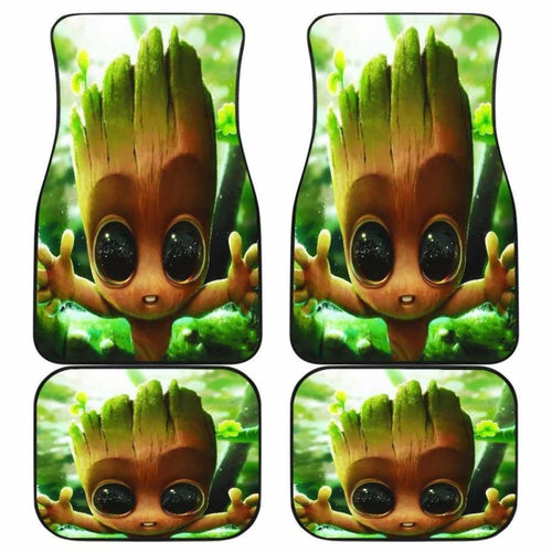 Baby Groot Cute Car Floor Mats Universal Fit - CarInspirations