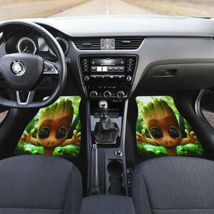 Baby Groot Cute Car Floor Mats Universal Fit - CarInspirations