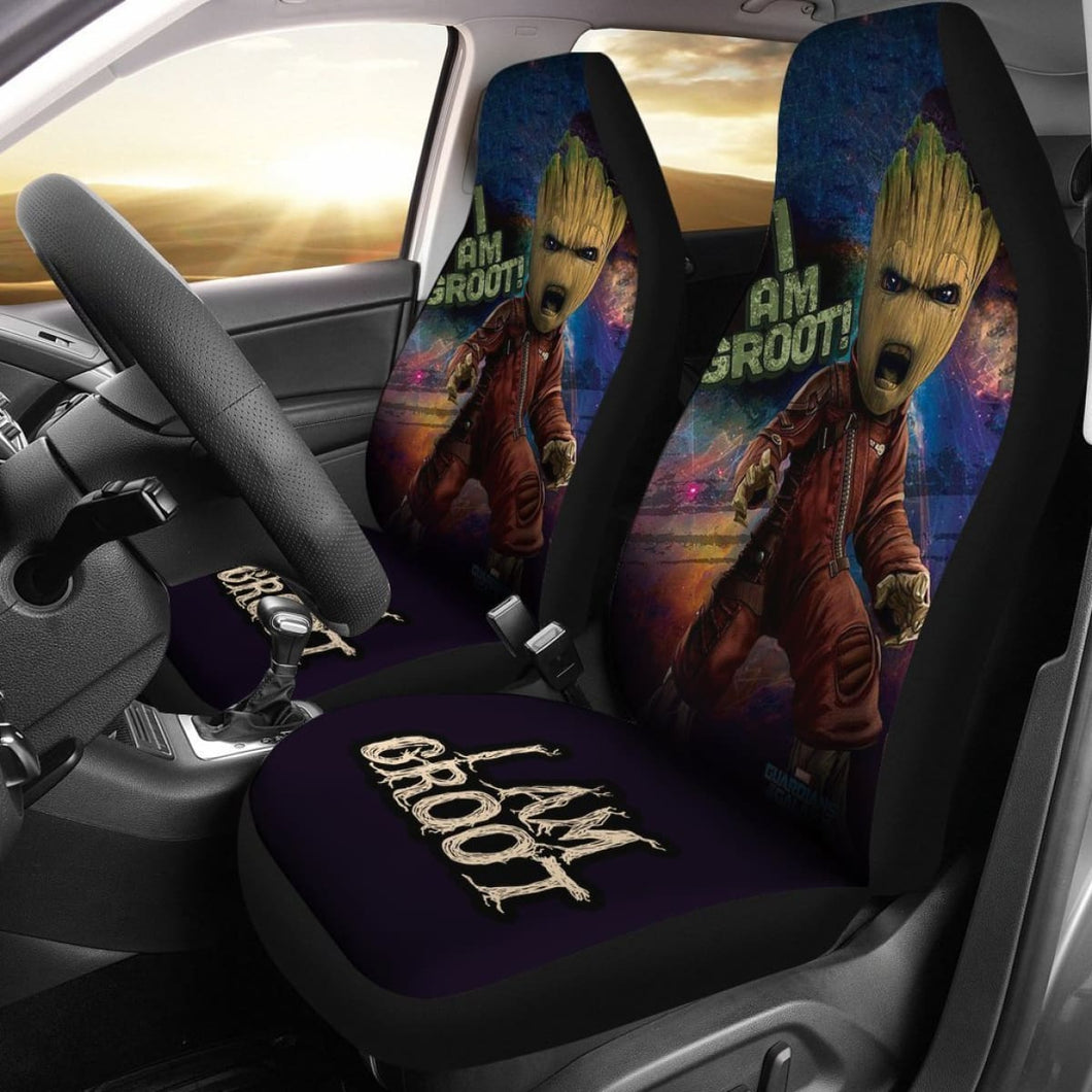 Baby Groot Star-Mini Guardians Of The Galaxy Car Seat Covers Lt03 Universal Fit 225721 - CarInspirations