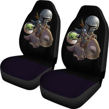 Load image into Gallery viewer, Baby Yoda And Boba Fett Seat Covers Amazing Best Gift Ideas 2020 Universal Fit 090505 - CarInspirations