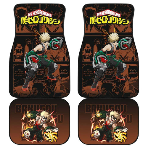 Bakugou Katsuki My Hero Academia Car Floor Mats Manga Mixed Anime Memes Universal Fit 175802 - CarInspirations