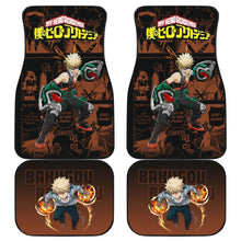 Load image into Gallery viewer, Bakugou Katsuki My Hero Academia Car Floor Mats Manga Mixed Anime Universal Fit 175802 - CarInspirations