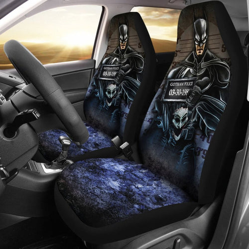 Batman Gotham Police Dc Comics Car Seat Covers Lt02 Universal Fit 225721 - CarInspirations
