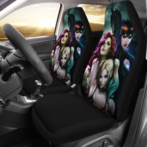 Batman Mera Harley Queen Cat Woman Seat Covers 101719 Universal Fit - CarInspirations