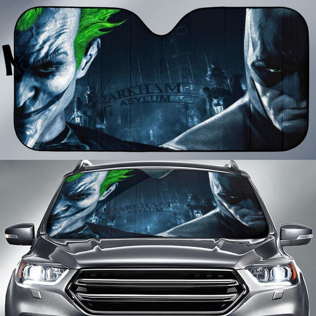 Batman Vs Joker Car Sun Shade Universal Fit 225311 - CarInspirations