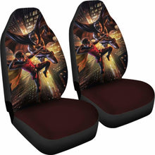 Load image into Gallery viewer, Batman Vs Robin Seat Covers 101719 Universal Fit - CarInspirations