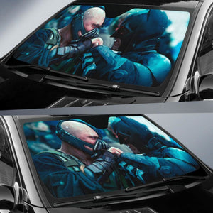 Batmans Vs Bane Car Sun Shade Universal Fit 225311 - CarInspirations