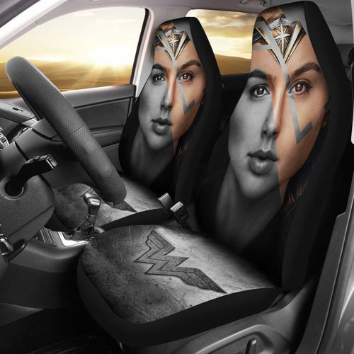Beautiful Wonder Woman Black Design Dc Comics Car Seat Covers Mn04 Universal Fit 225721 - CarInspirations