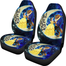 Load image into Gallery viewer, Beauty and The Beast Art Car Seat Covers Cartoon Fan Gift H041420 Universal Fit 084218 - CarInspirations