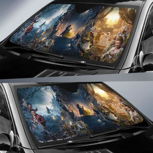 Beauty And The Beast Car Auto Sun Shades 1 Universal Fit 051312 - CarInspirations
