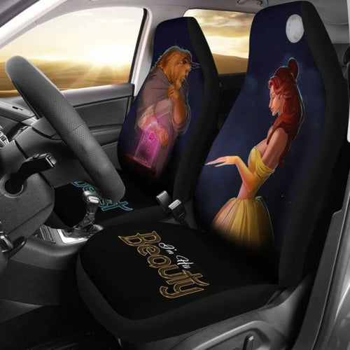 Beauty And The Beast Car Seat Covers Universal Fit 051312 - CarInspirations