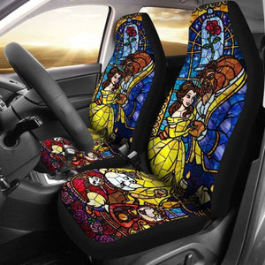 Beauty And The Beast Seat Covers 101719 Universal Fit - CarInspirations