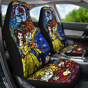 Beauty And The Beast Seat Covers 101719 Universal Fit - CarInspirations