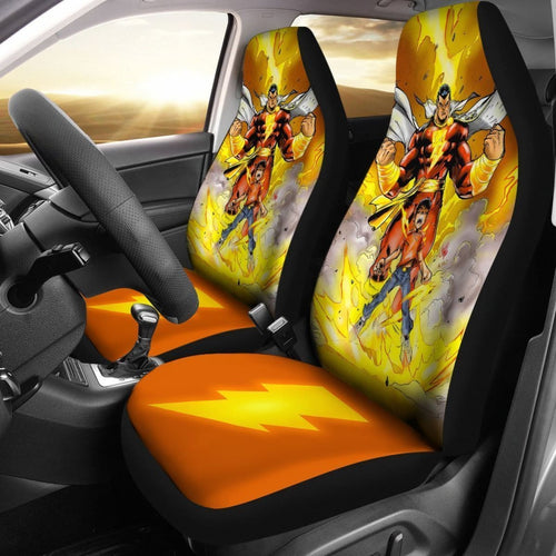 Billy Batson & Captain Shazam Dc Comics Car Seat Covers Lt03 Universal Fit 225721 - CarInspirations