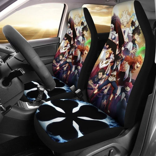 Black Clover Car Seat Covers For Anime Fan Gift Universal Fit 194801 - CarInspirations