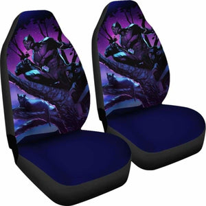 Black Panther 2019 Car Seat Covers 2 Universal Fit 051012 - CarInspirations