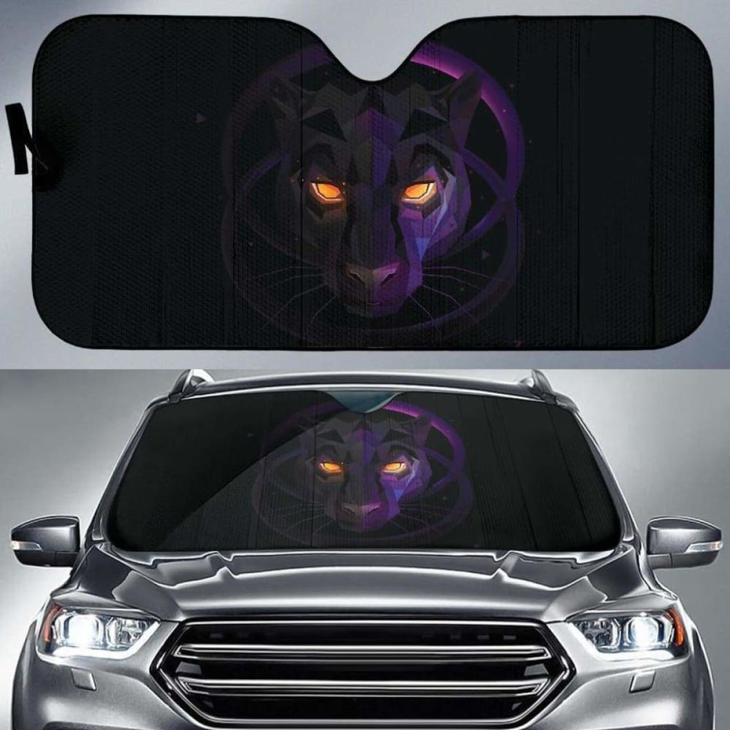 Black Panther Car Auto Sun Shades 1 Universal Fit 051312 - CarInspirations