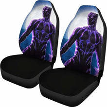 Load image into Gallery viewer, Black Panther Car Seat Covers 2 Universal Fit 051012 - CarInspirations