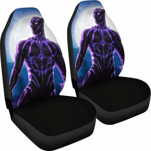 Black Panther Car Seat Covers 2 Universal Fit 051012 - CarInspirations