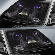 Load image into Gallery viewer, Black Panther Face Car Auto Sun Shades Universal Fit 051312 - CarInspirations