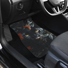 Load image into Gallery viewer, Black Panther Flower Car Floor Mats Movie Fan Gift H200218 Universal Fit 225311 - CarInspirations