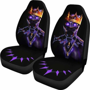 Black Panther King Car Seat Covers Universal Fit 051012 - CarInspirations