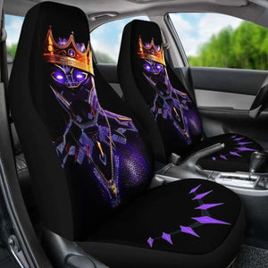 Black Panther King Car Seat Covers Universal Fit 051012 - CarInspirations