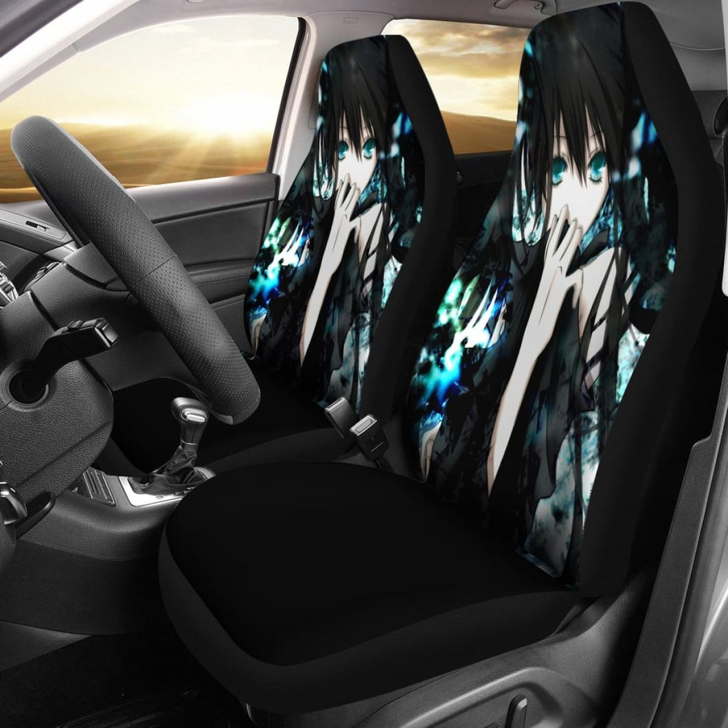 Black Rock Shooter Seat Covers Amazing Best Gift Ideas 2020 Universal Fit 090505 - CarInspirations