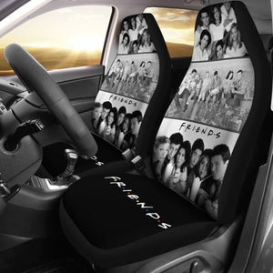 Black & White Design Friends Tv Show Car Seat Covers Mn04 Universal Fit 225721 - CarInspirations