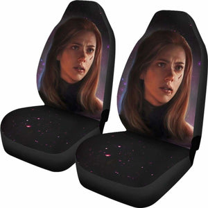 Black Widow Natasha Car Seat Covers Universal Fit 051012 - CarInspirations