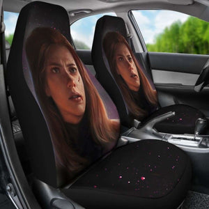 Black Widow Natasha Car Seat Covers Universal Fit 051012 - CarInspirations